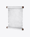 Paper Scroll - Half Side View Paper Scroll - Half Side View