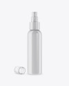 Opened Glossy Spray Bottle Mockup