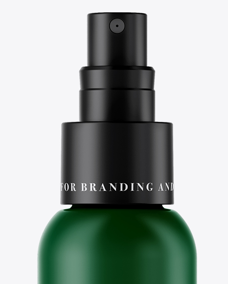 Opened Matte Spray Bottle Mockup Opened Matte Spray Bottle Mockup