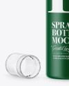 Opened Matte Spray Bottle Mockup Opened Matte Spray Bottle Mockup