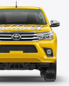 Toyota Hilux Mockup - Front View