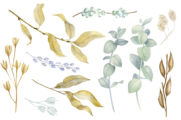 Bouquet of memories. Watercolor clipart Bouquet of memories. Watercolor clipart
