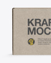 Kraft Box Mockup - Front & Top Views