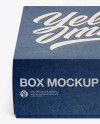 Textured Box Mockup - Front View (High-Angle Shot)