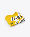 Folded T-Shirt Mockup - Half Side View