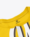 Folded T-Shirt Mockup - Half Side View