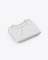Folded T-Shirt Mockup - Half Side View