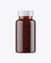 Amber Pills Bottle Mockup Amber Pills Bottle Mockup