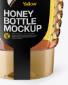 Clear Honey Bottle Mockup