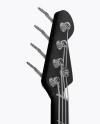 Bass Guitar Mockup - Half Side View