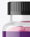 Clear Bottle With Pills Mockup Clear Bottle With Pills Mockup