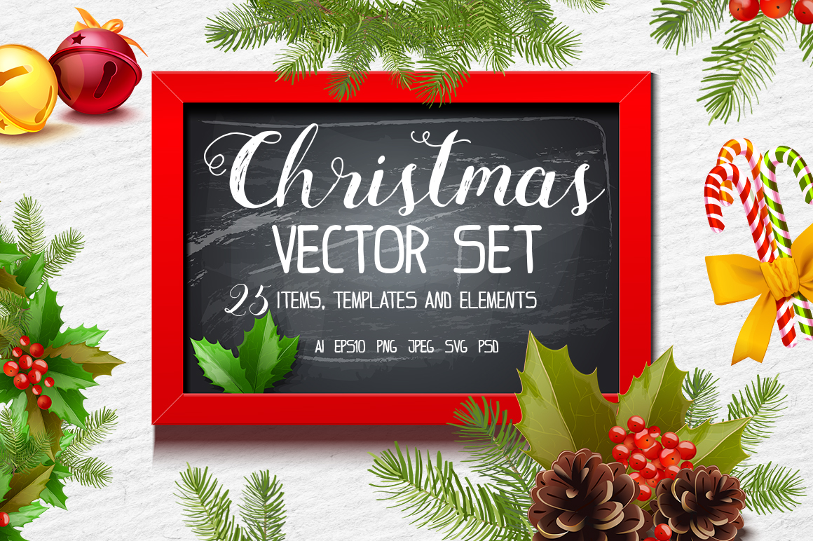 Christmas vector set Christmas vector set