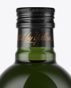 750ml Green Glass Olive Oil Bottle Mockup