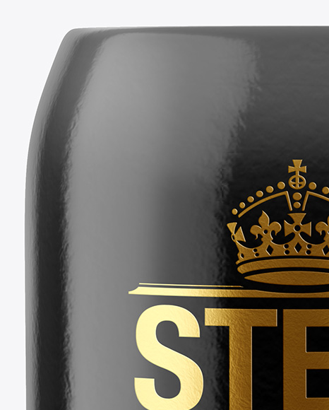 Glossy Stein Beer Mug Mockup