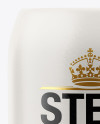 Matte Stein Beer Mug Mockup