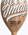 Wooden Maracas Mockup