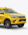 Toyota Hilux Mockup - Half Side View