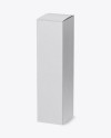 Matte Kraft Box Mockup - Half Side View (High-Angle Shot)