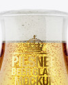 Tulip Glass With Pilsner Beer Mockup