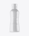 PET Bottle in Glossy Shrink Sleeve Mockup