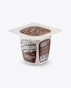 Opened Plastic Cup Mockup - Half Side View