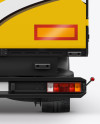 Scania Truck Mockup - Back View