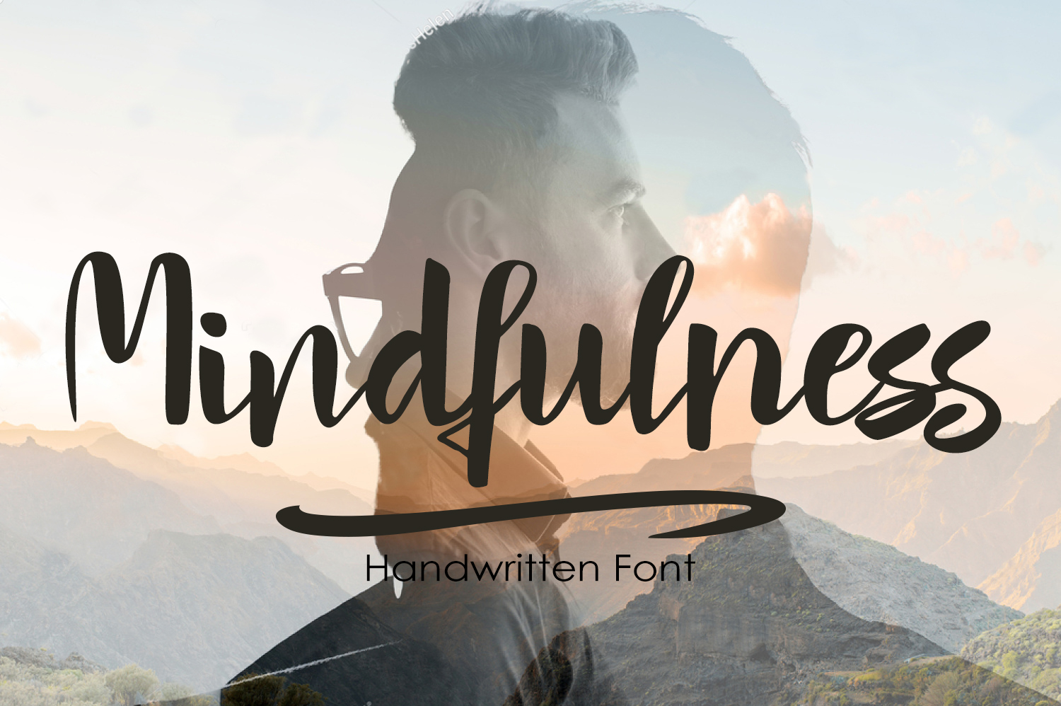 Mindfulness - handwritten font Mindfulness - handwritten font