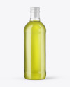 750ml Clear Glass Olive Oil Bottle Mockup