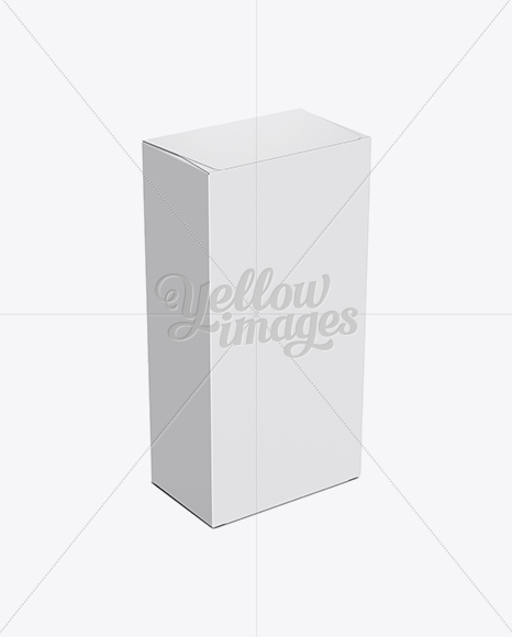 Napkin Box With Curve Opening Mockup - Vertical Orientation (High-Angle Shot)