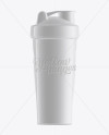 White Shaker Bottle Mockup