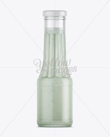 Ranch Dressing Bottle Mockup