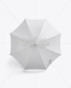 Open Umbrella Mockup - Top View