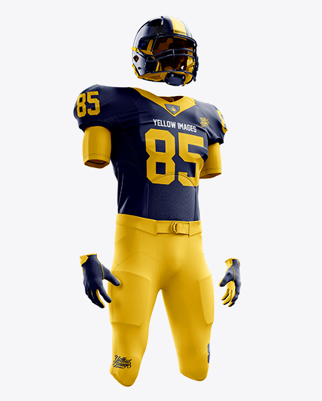 American Football Kit Mockup - Halfside View