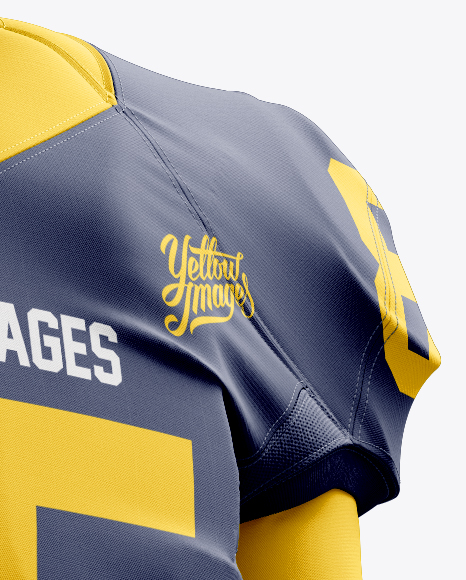 American Football Kit Mockup - Halfside View