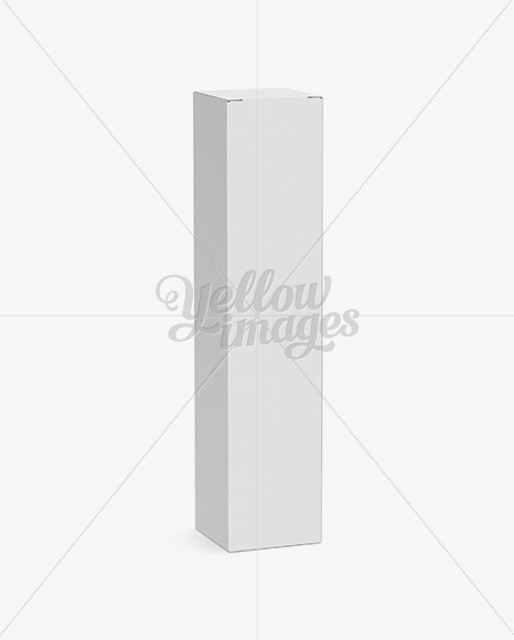 150ml Box Mockup Half-Side View