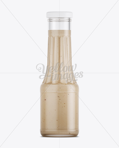 Caesar Sauce Bottle Mockup