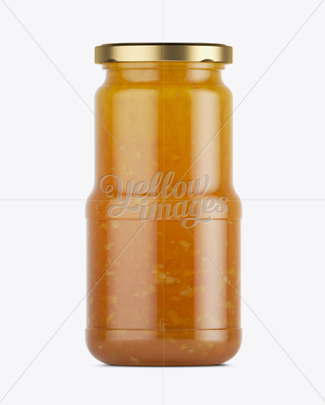 Apricot Jam Jar Mockup Apricot Jam Jar Mockup