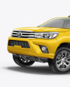 Toyota Hilux Mockup - Half Side View