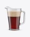 Red Ale Pitcher Mockup