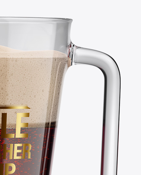 Red Ale Pitcher Mockup