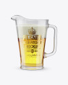 Pilsner Beer Pitcher Mockup