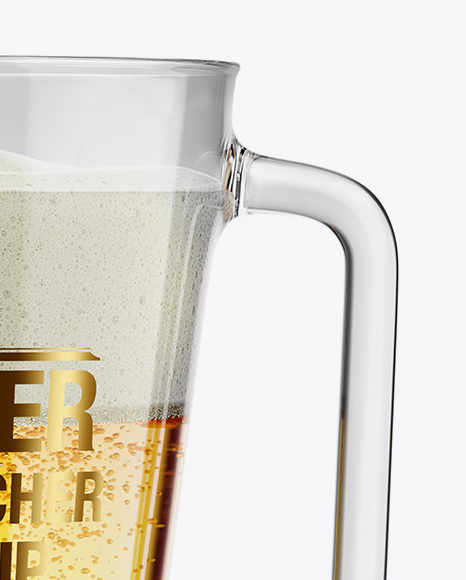 Pilsner Beer Pitcher Mockup