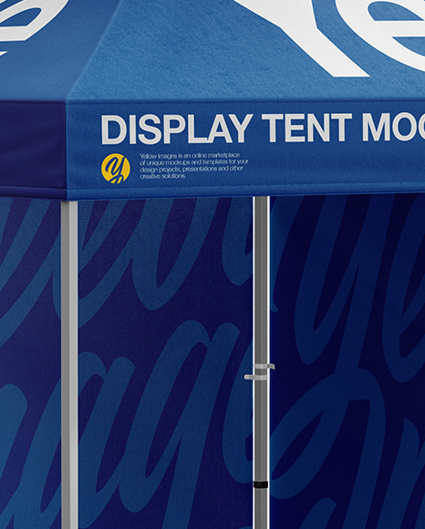 Display Tent W/ Two Walls Mockup