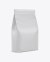 Stitched Paper Bag Mockup - Halfside View