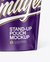 Matte Stand-Up Pouch Mockup