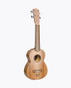 Wooden Ukulele Mockup - Half Side View