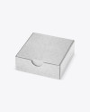 Kraft Paper Box Mockup - Half Side View (High-Angle Shot) Kraft Paper Box Mockup - Half Side View (High-Angle Shot)