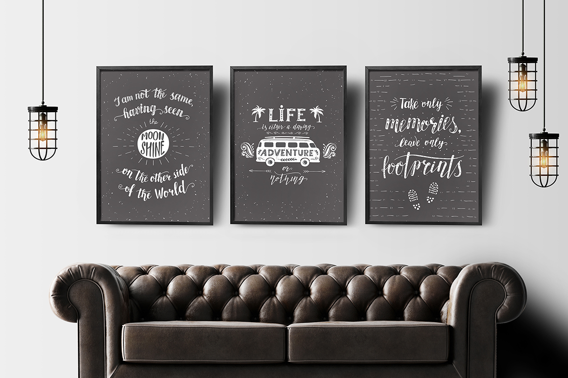 Travel hand drawn lettering, cards. Travel hand drawn lettering, cards.
