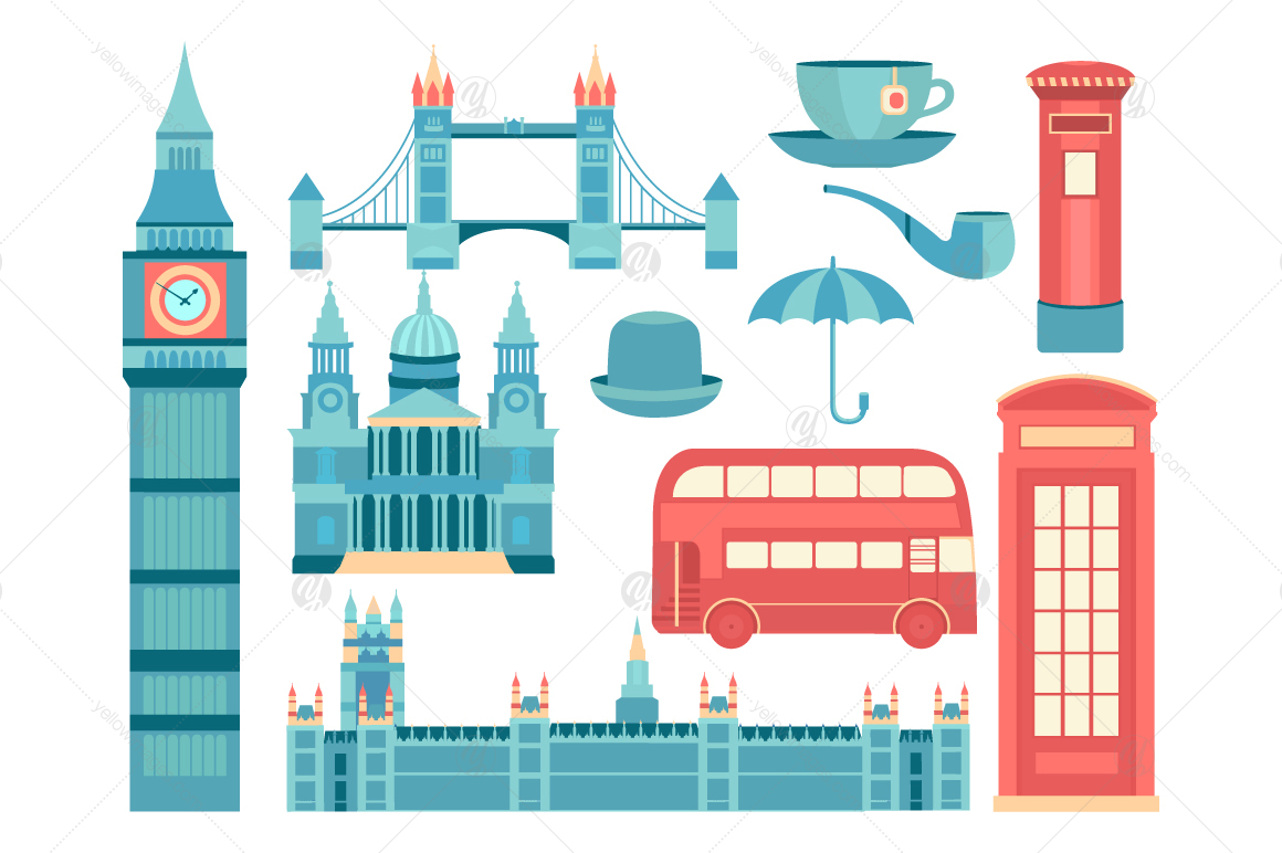 London vector set