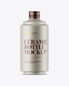 Ceramic Bottle Mockup Ceramic Bottle Mockup